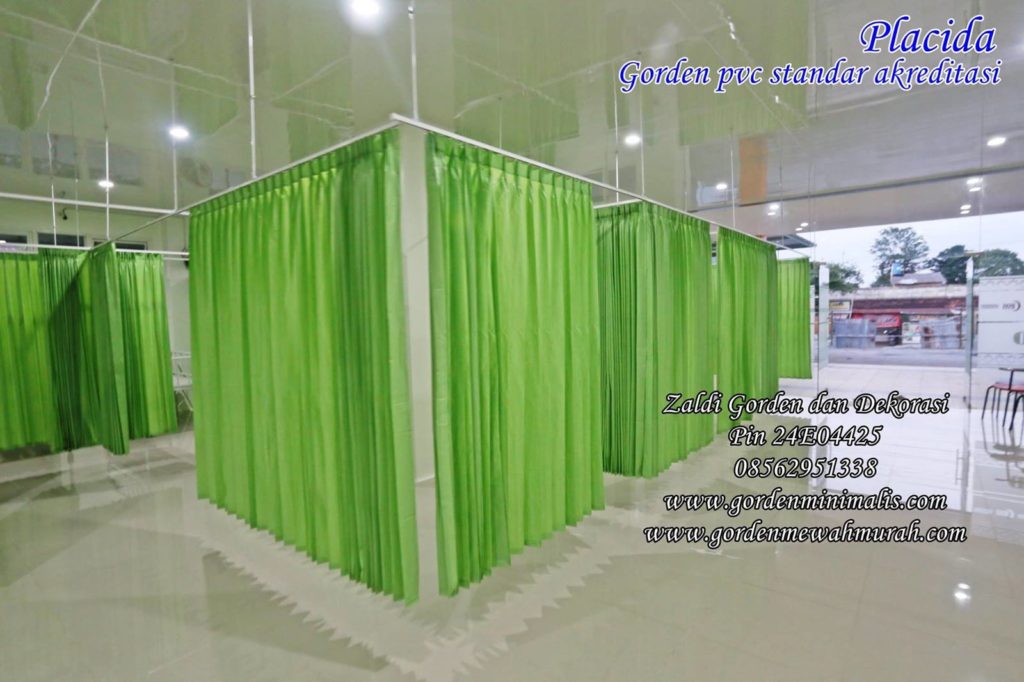 tirai gorden pvc plastik rumah sakit