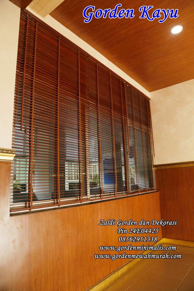 gorden kayu wooden blind krey kayu etnic classic