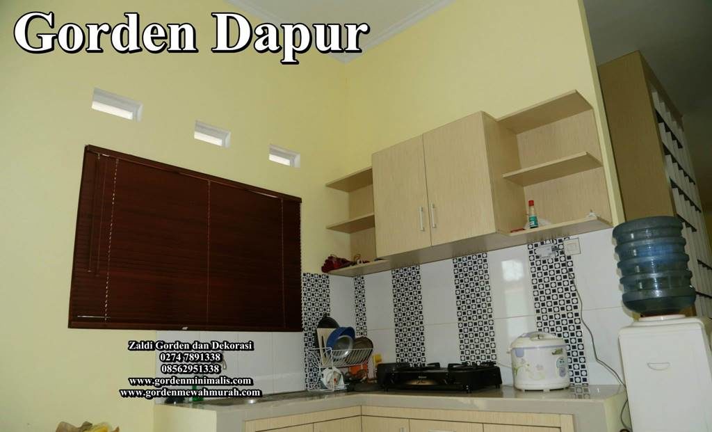 Tirai gorden kayu wooden blind krey kayu horizontal blind