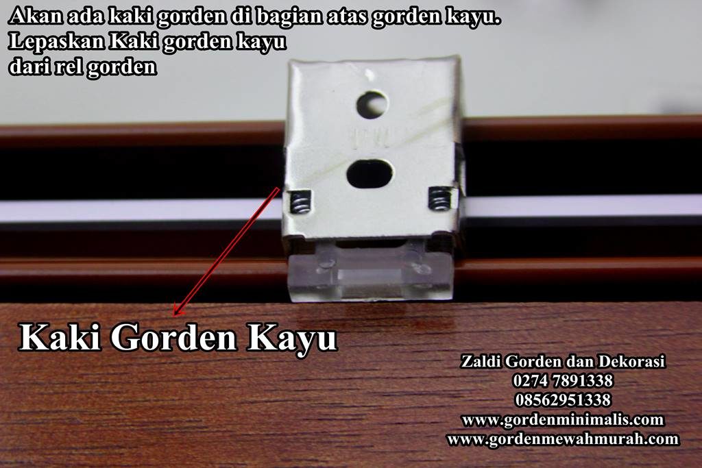 tips cara memasang gorden kayu wooden blind