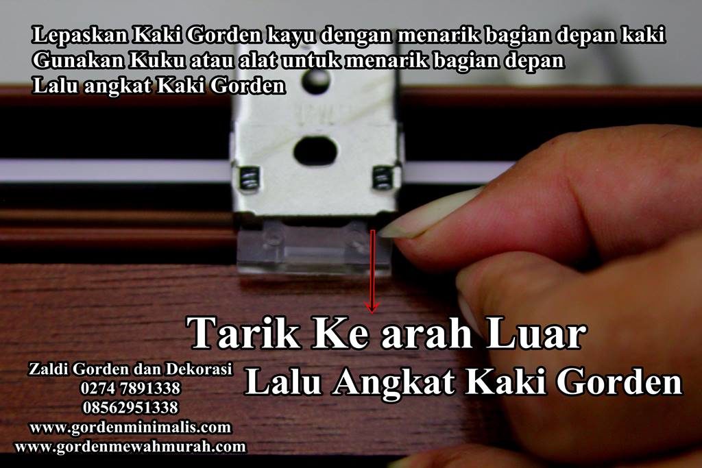 tips cara memasang gorden kayu wooden blind