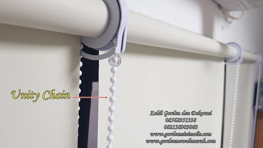 gorden roller blind blackout tipe unity chain