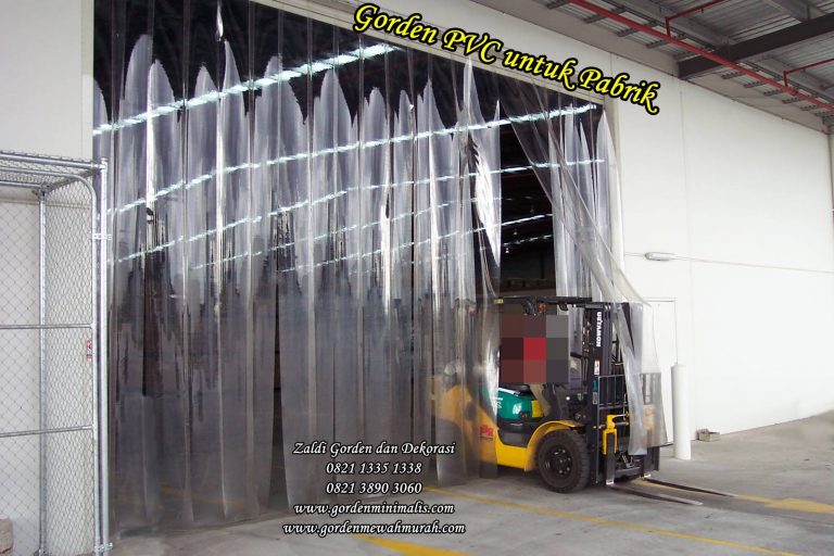 Gorden pvc plastik bening standar  food grade 