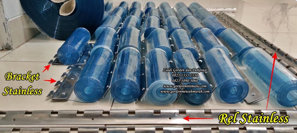 Gorden PVC Trasnparan untuk penyekat ruangan