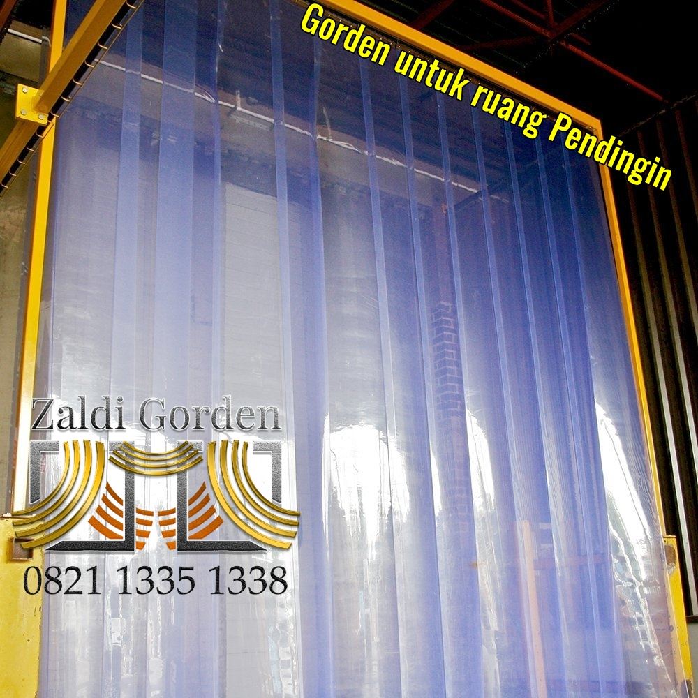 Tirai Plastik Transparan untuk ruang pendingin cold storage pvc strip curtain polar jeli (1)