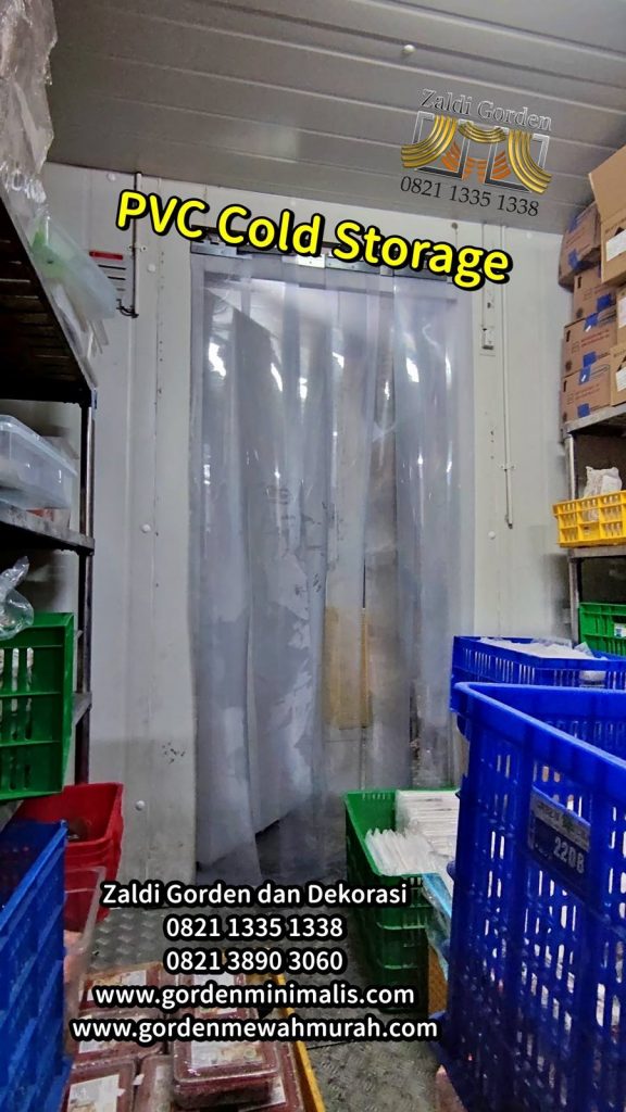 Tirai Plastik Transparan untuk ruang pendingin cold storage pvc strip curtain polar jeli (3)