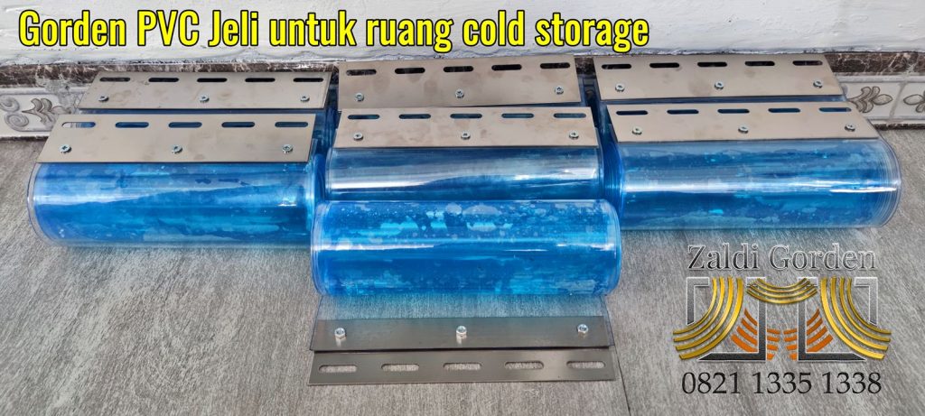 Tirai Plastik Transparan untuk ruang pendingin cold storage pvc strip curtain polar jeli (4)