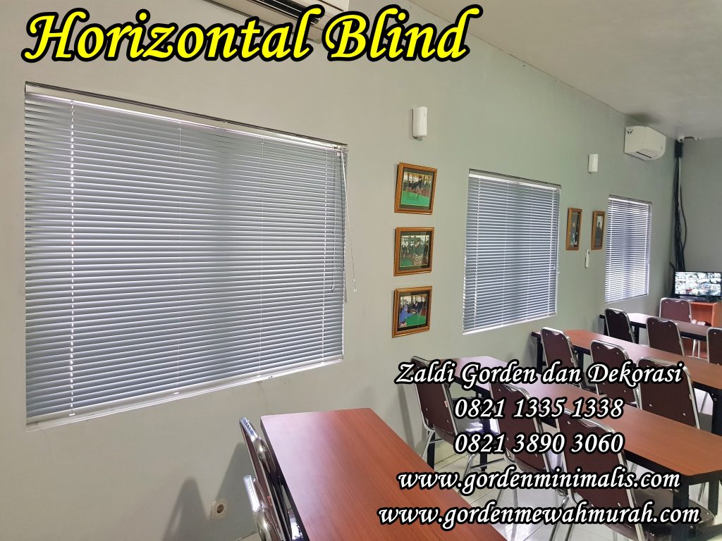 Gorden horizontal blind minimalis modern