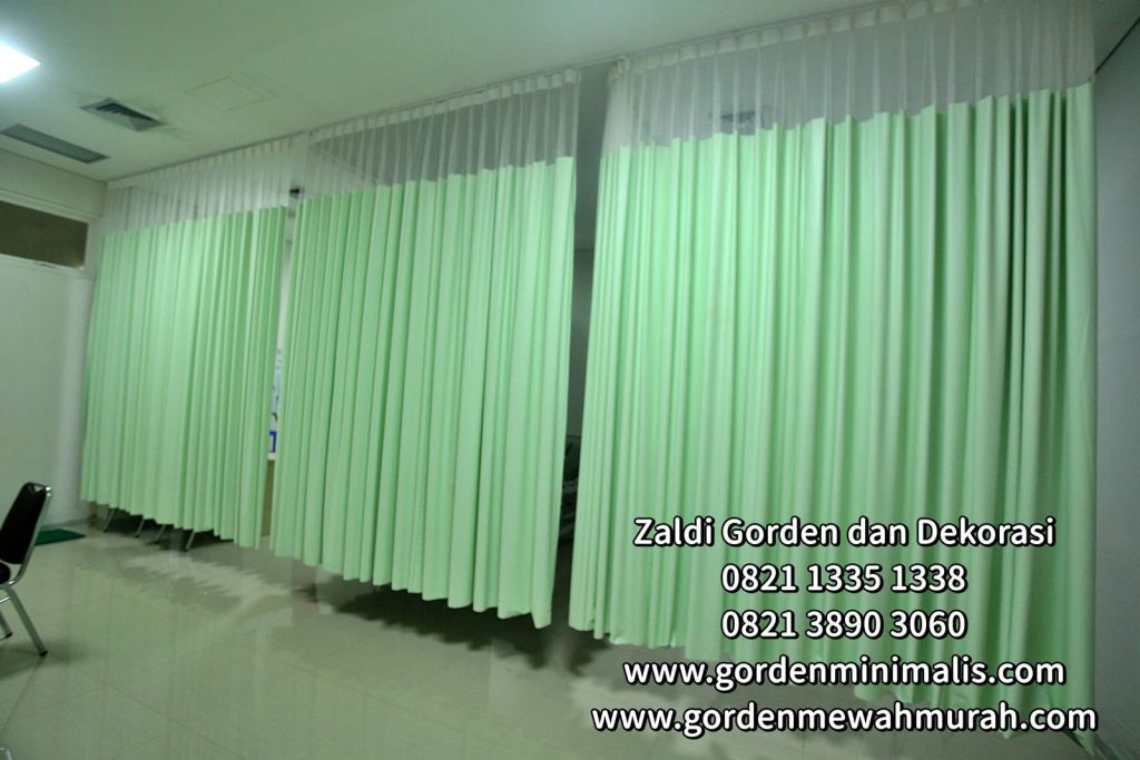 Gorden PVC Rumah Sakit Bahan anti noda anti bakteri fire retandant standar akreditasi 2 (2)