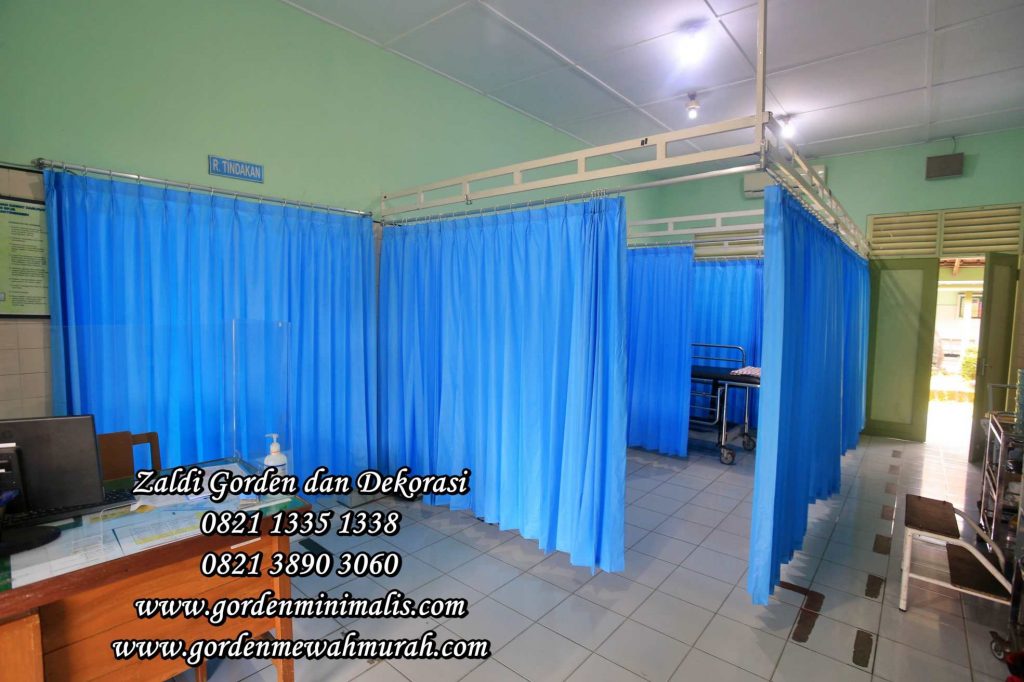 gorden rumah sakit bahan pvc standar nasional akreditasi