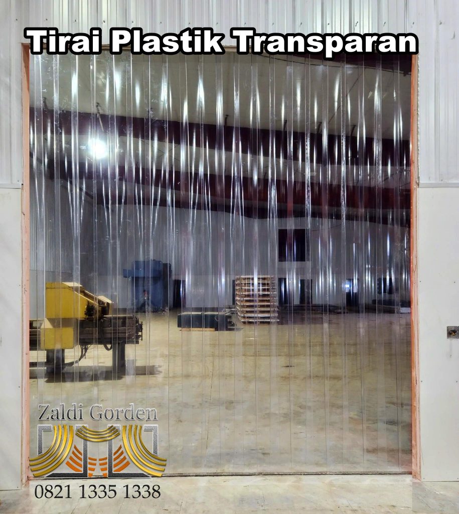 Tirai Plastik transparan untuk pintu penyekat gudang pabrik industri restoran supermarket cold storage 1 (1)